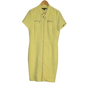 Sandra Angelazzi Yellow Shift Dress size 40